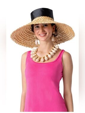 Gretchen Scott Toucan Straw Hat NWT